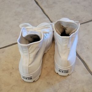 Converse White High-Top Sneakers